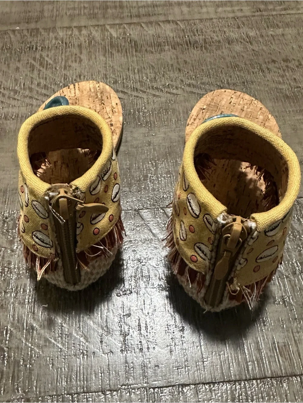Disney Moana Girls Toddler Sandals with Blue Teal Swirl